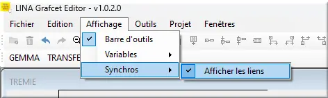 Affichage les liens